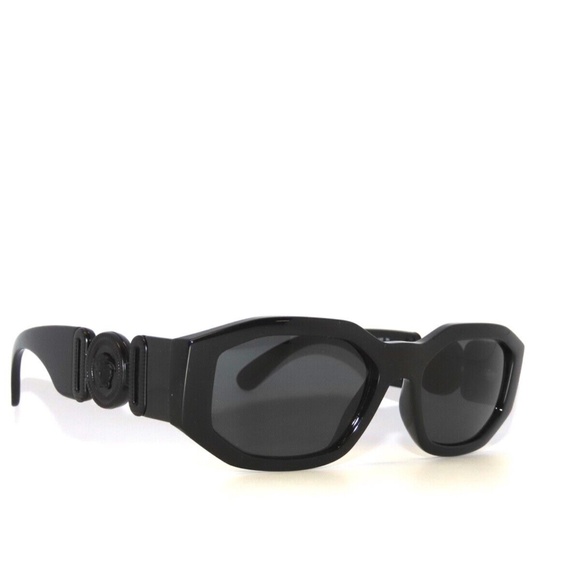 Versace 4361 536087 Black Dark Gray Sunglasses Unisex main image 5